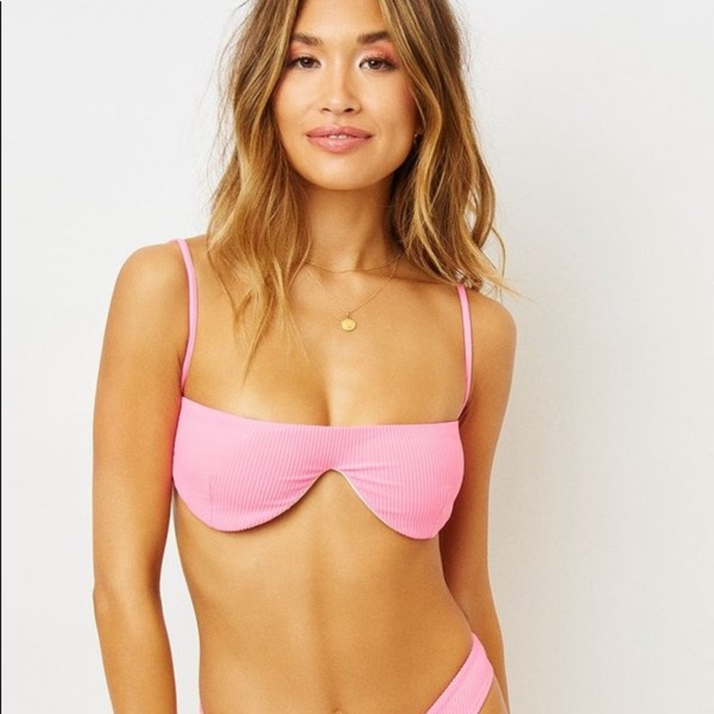 Frankie’s Bikinis Tolly Ribbed Top